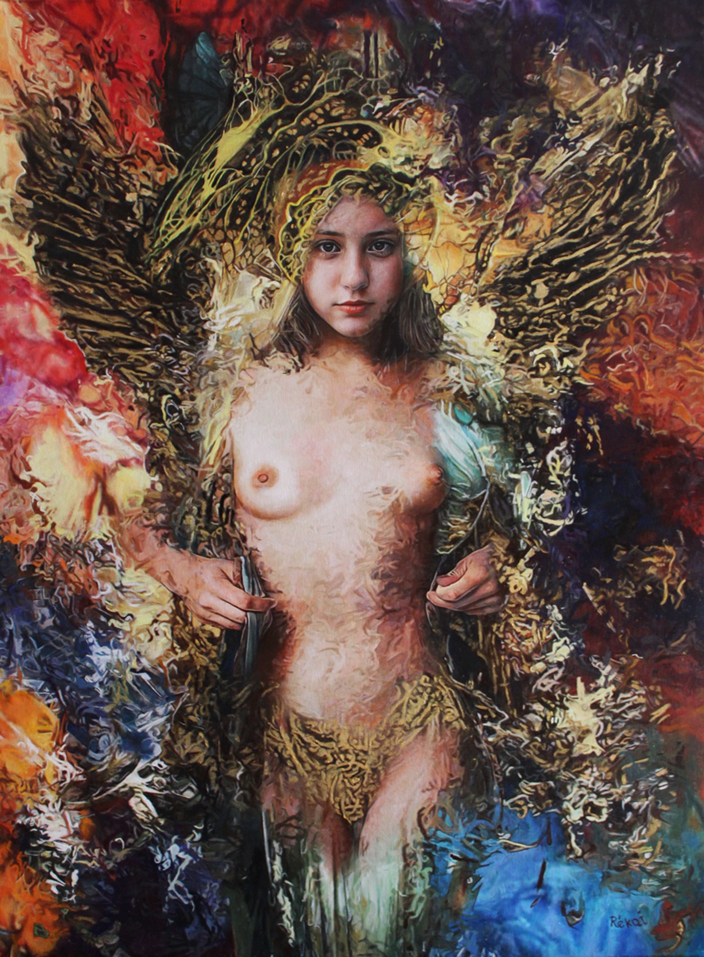 The fourteen angel (80cm x 110 cm) 2024