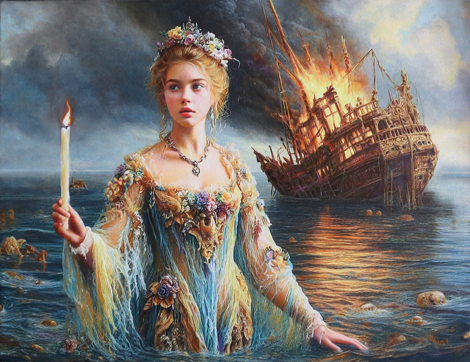 Fények ( 60cm x 80cm) 2024