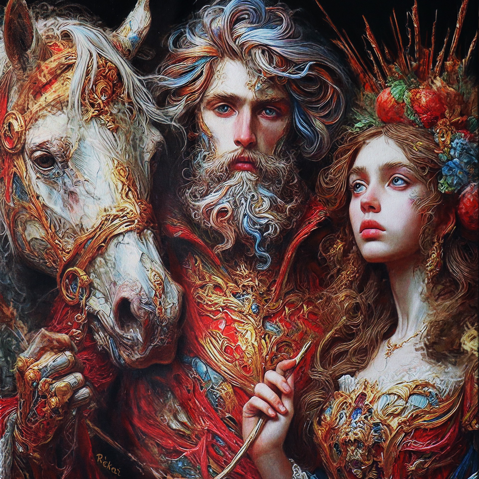 ...meg Iván, meg Natasa ( 60cm x 80cm)2025