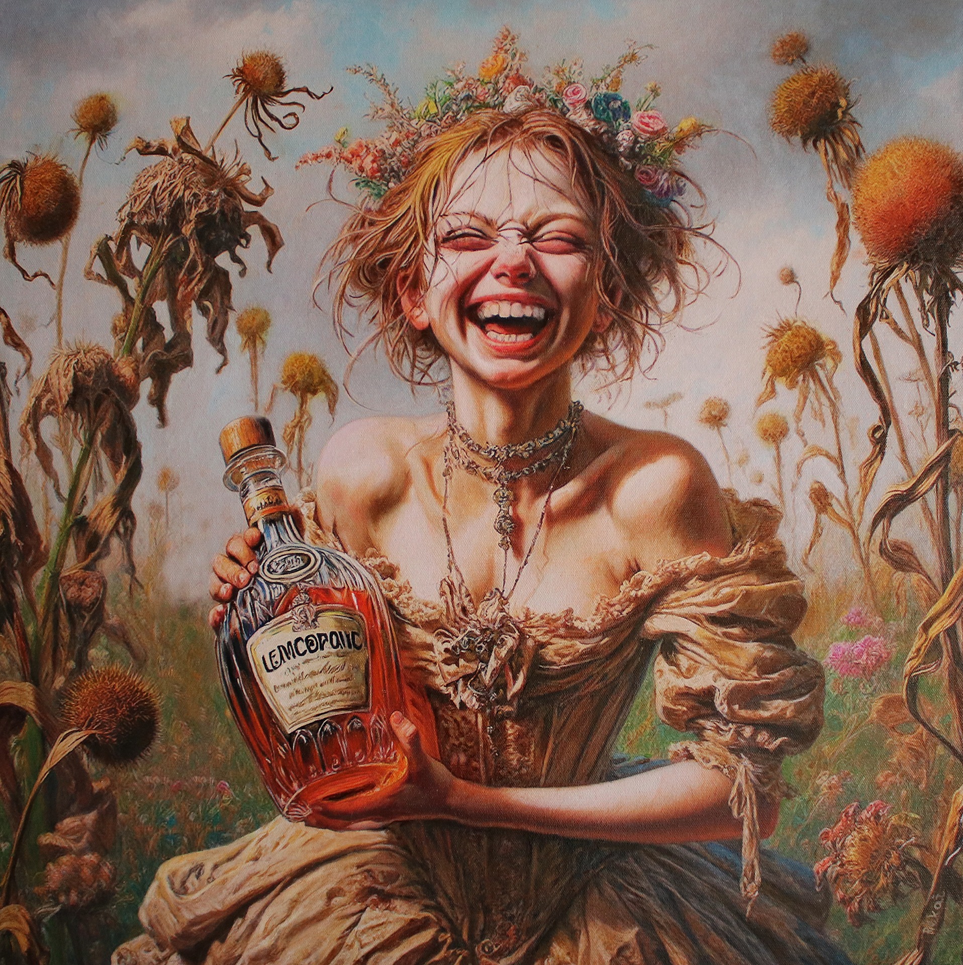 Kedves konyak ( 60cm x 60cm) 2025