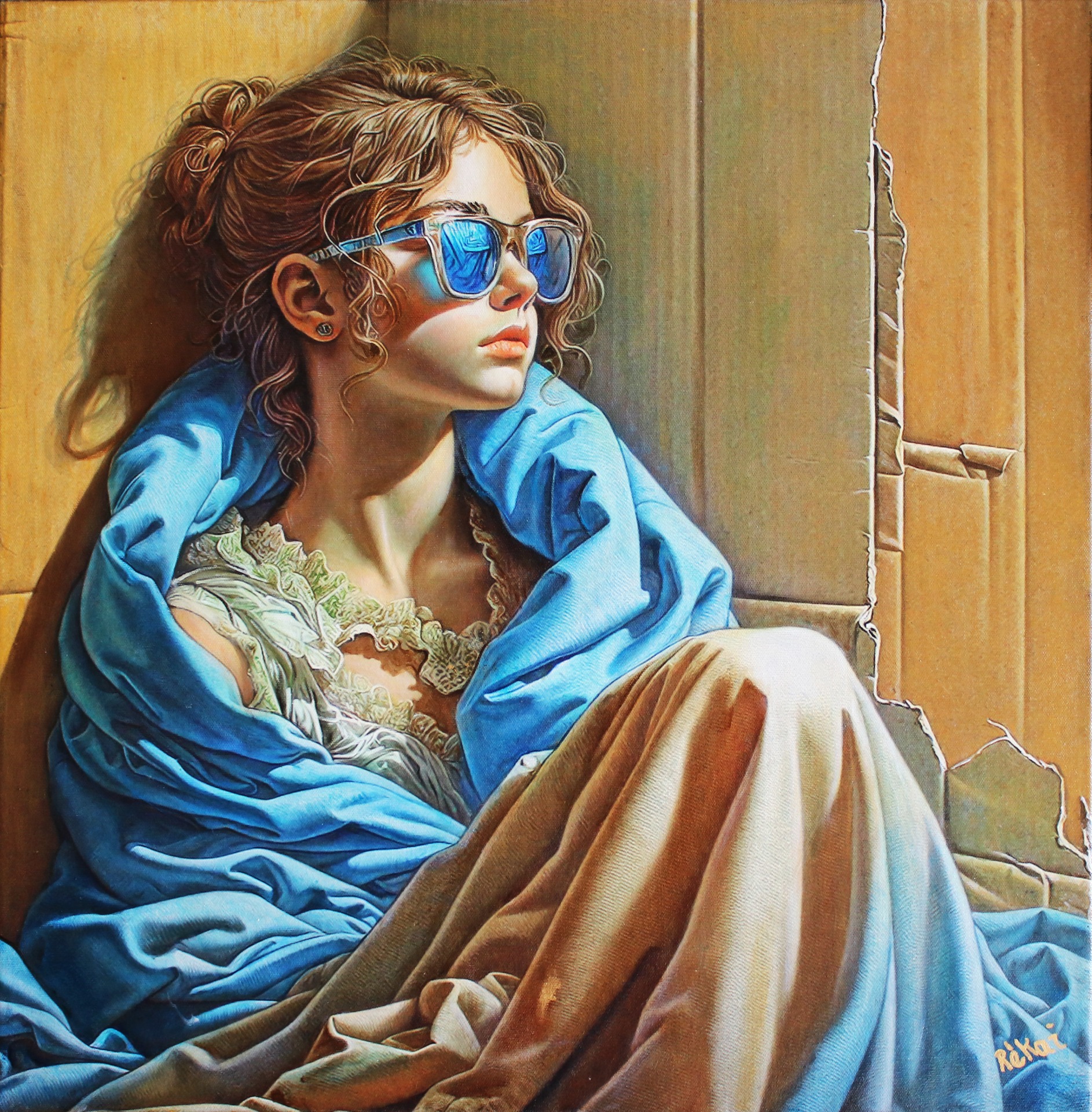 " Több mint utánérzés" (60cm x 60 cm.) 2025