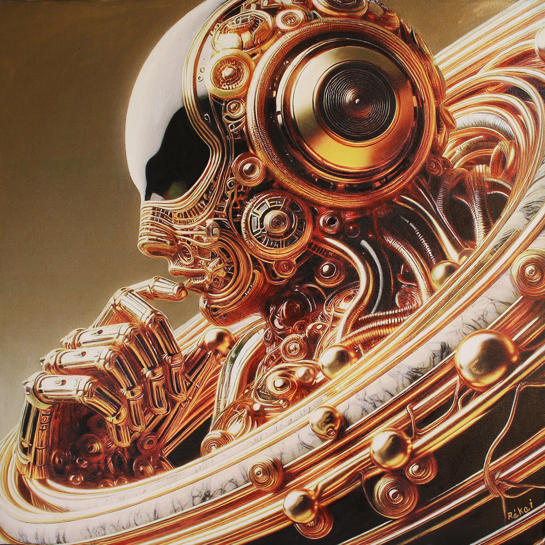 Cyborg 2 (70cm x 70cm) 2025