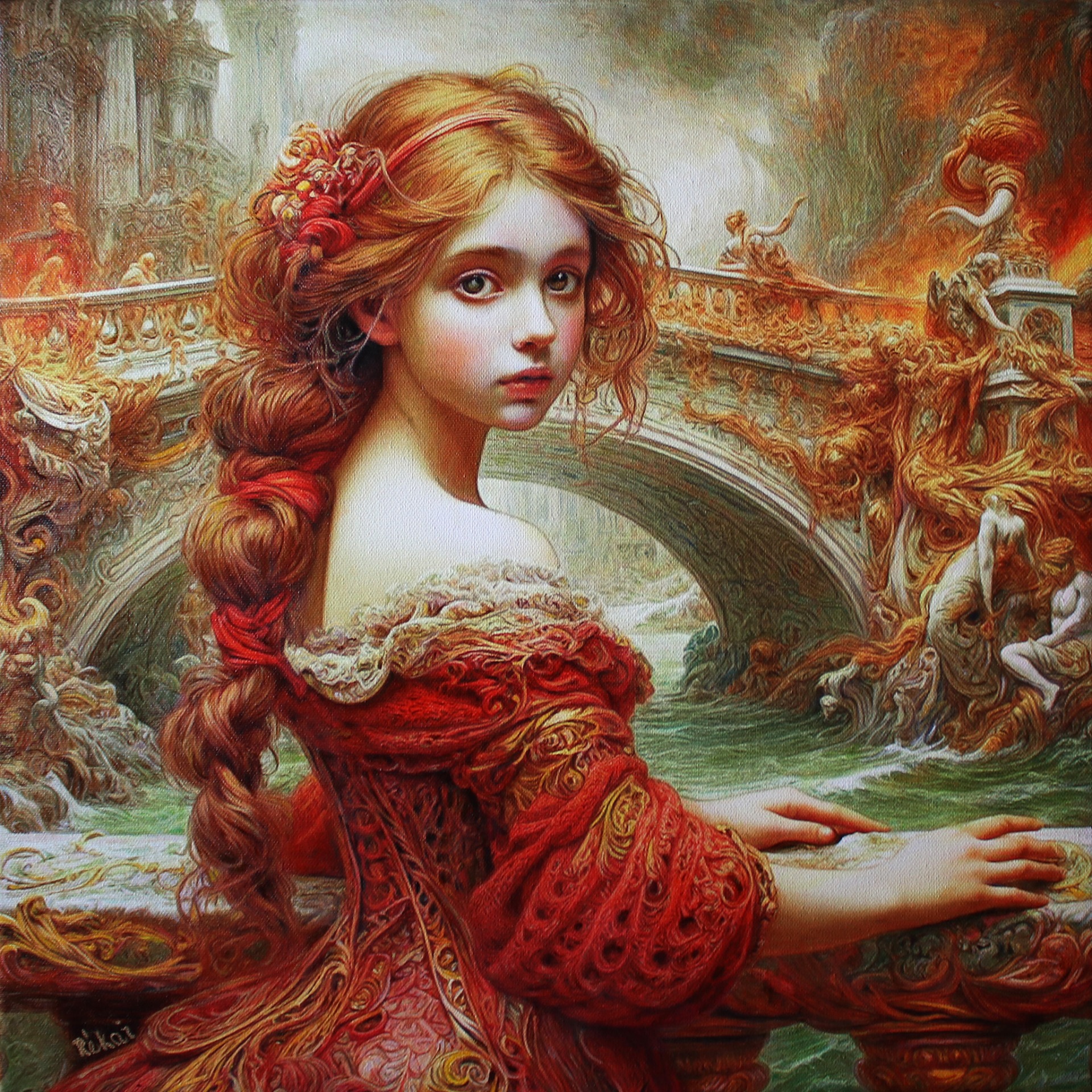 Híd (2) 50 x 50 cm 2025