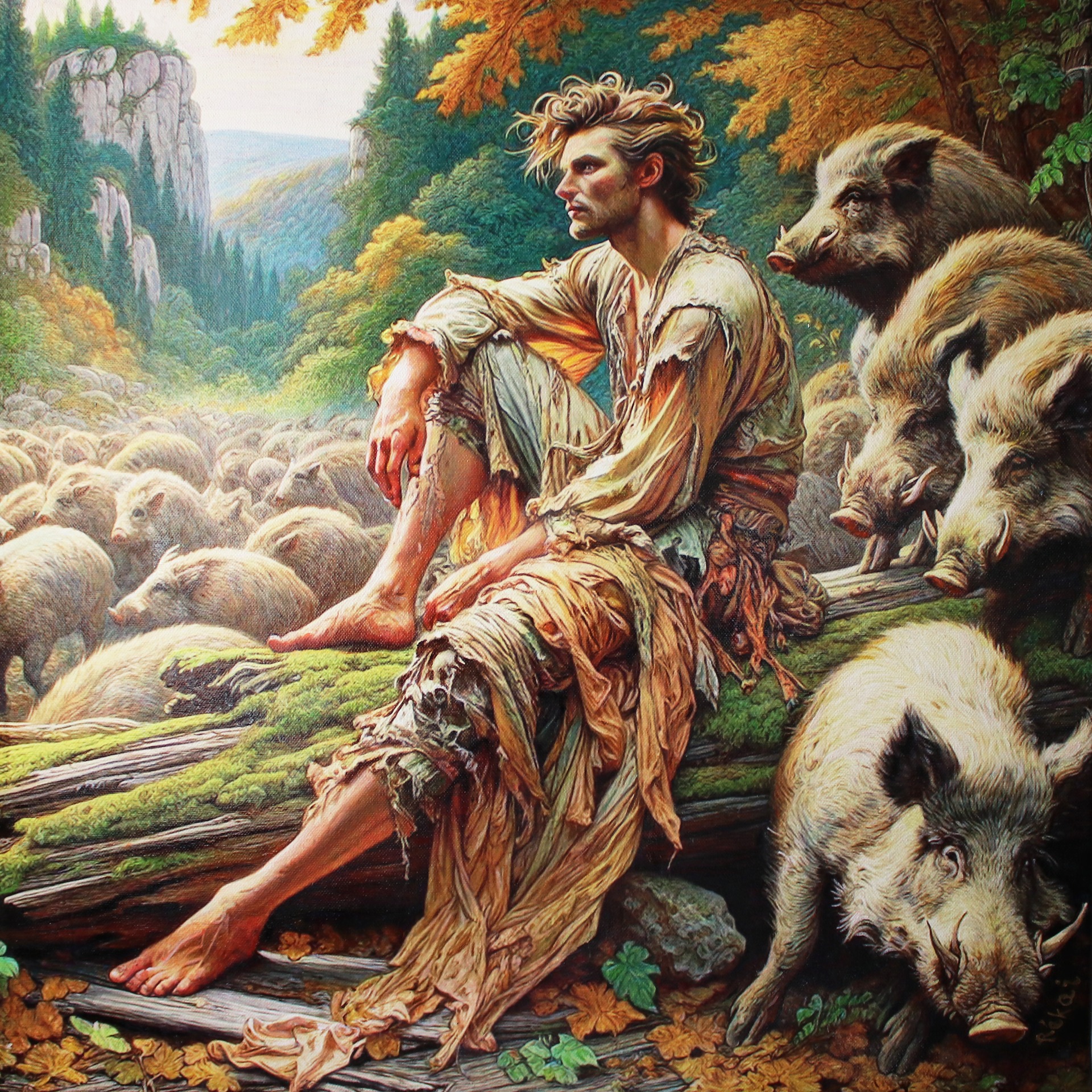 Vaddisznópásztor ( 60cm x 60 cm) 2025.